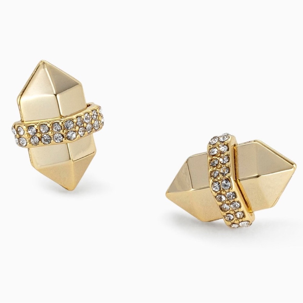 Stella & Dot Rebel Studs - Gold